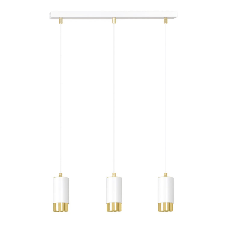FUMIKO 3 WH/GOLD