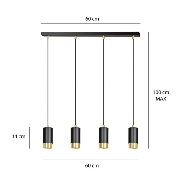 FUMIKO 4 BL/GOLD