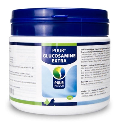Pure Nature Glucosamine Extra (Compleet) voor honden en katten 250 g