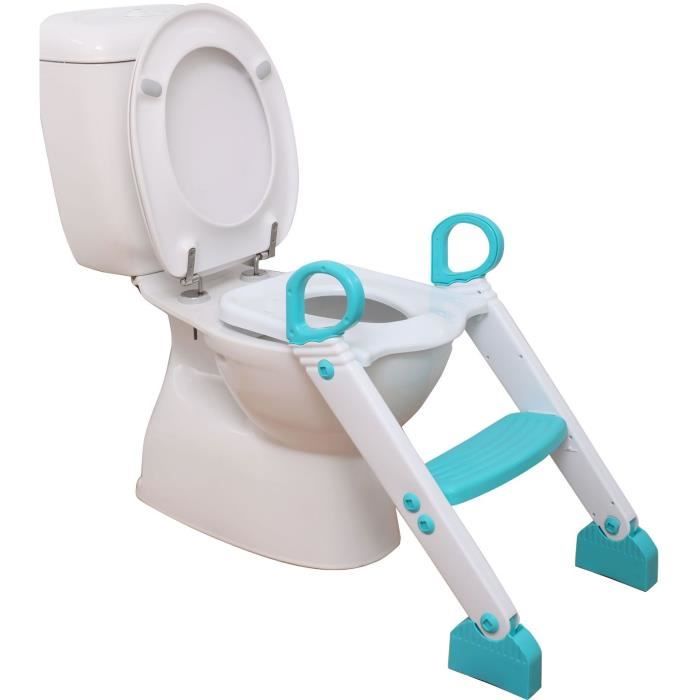 Toilet reducer - DREAMBABY - STEP-UP - Toilet training seat - 2-position adjustable - Aqua
