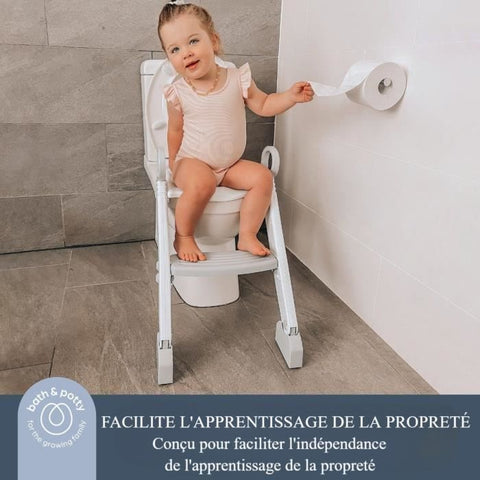 Toilet reducer - DREAMBABY - STEP-UP - Toilet training seat - 2-position adjustable - Aqua