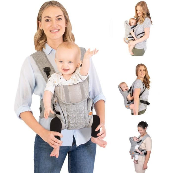 Porte-bébé Dreambaby ajustable 3-en-1 Oxford pour nouveau-nés et enfants jusqu'à 15 kg - Convient à toutes les tailles
