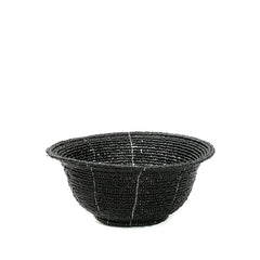 Le bol perlé bas - Noir - S
