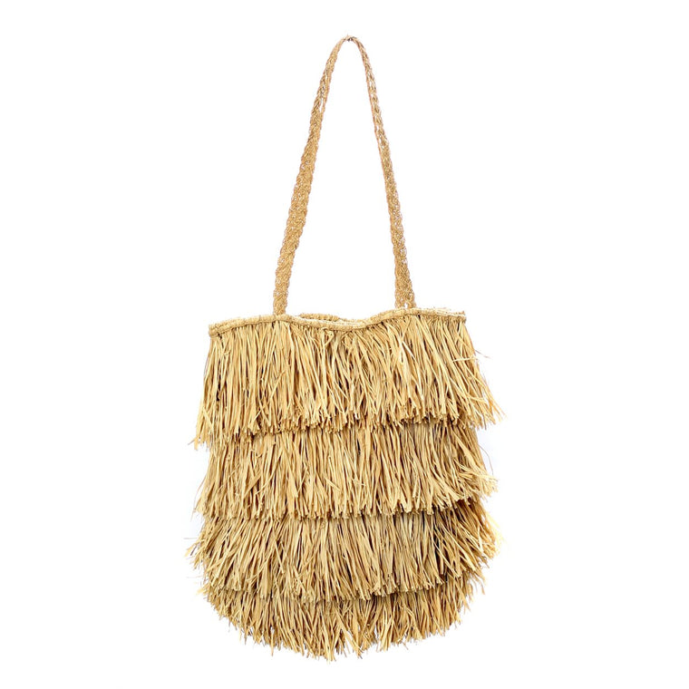 Le cabas Bahamas en raphia - Naturel