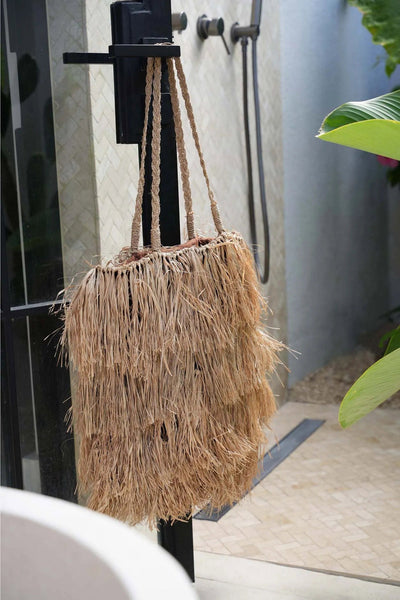 Le cabas Bahamas en raphia - Naturel