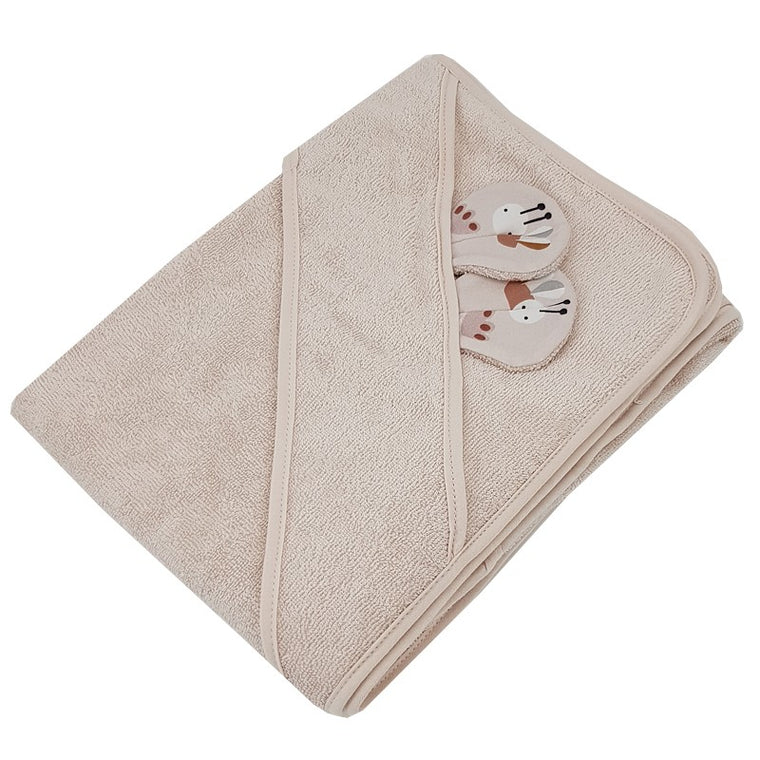 Housse de bain en bambou ABEILLES/BEIGE
