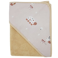 Capuchonhanddoek BIJEN/BEIGE