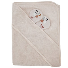 Housse de bain en bambou ABEILLES/BEIGE