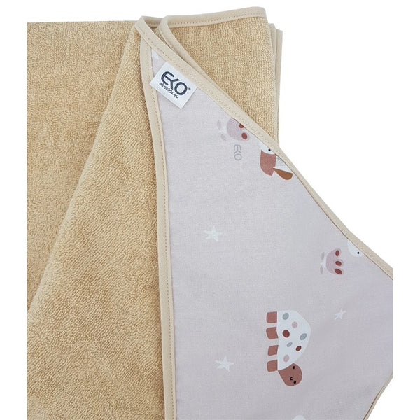 Capuchonhanddoek BIJEN/BEIGE