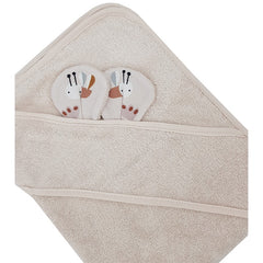 Housse de bain en bambou ABEILLES/BEIGE