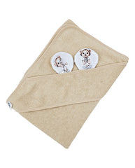 Bamboo bath cover Gardener Bear / Beige