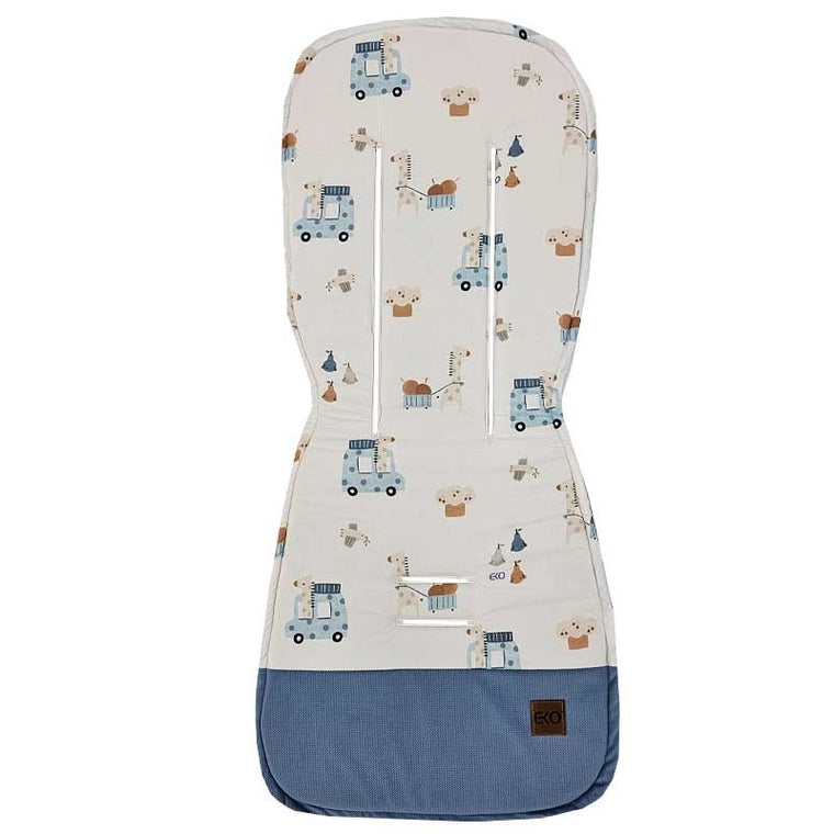 Doublure de poussette parapluie Girafe/Bleu