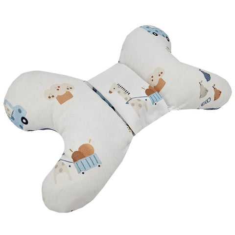 Oreiller papillon GIRAFFE/BLEU