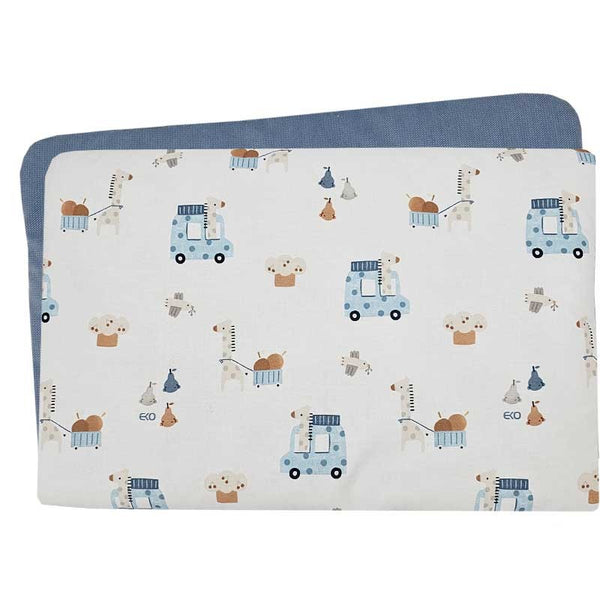 Pillow 40 x 60 cm Giraffe/Blue