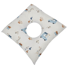 Coussin post-partum Girafe/Bleu