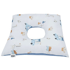Coussin post-partum Girafe/Bleu