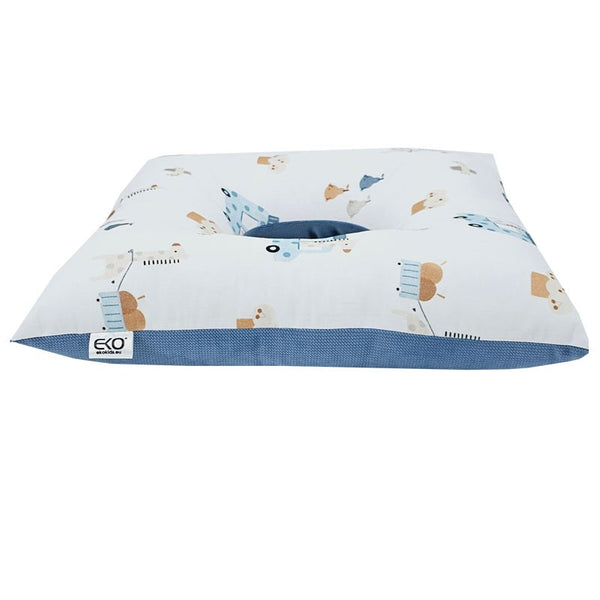Coussin post-partum Girafe/Bleu