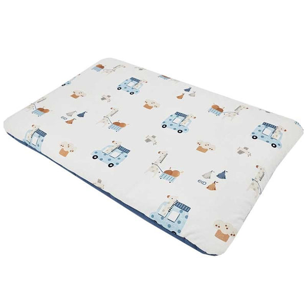 Pillow 40 x 60 cm Giraffe/Blue