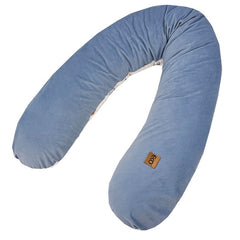 Fluwelen voedingskussen Giraffe/Blauw