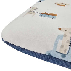 Pillow 40 x 60 cm Giraffe/Blue