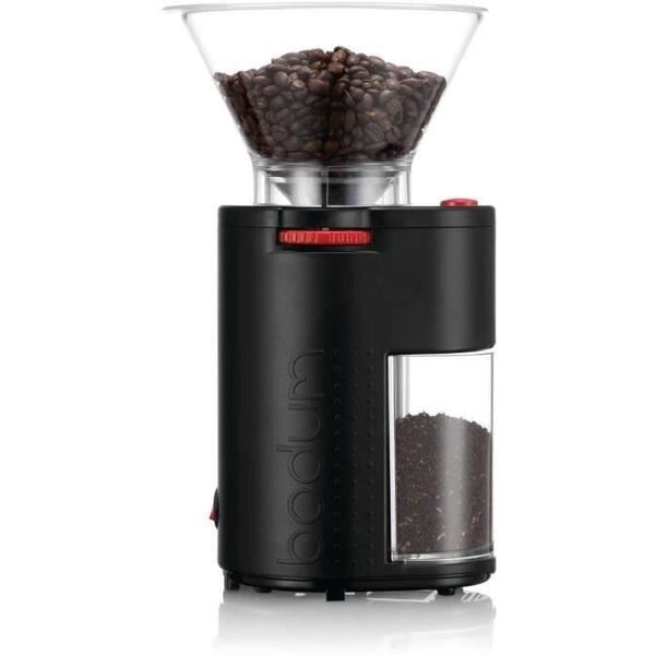BODUM - BISTRO Moulin à café électrique, disque de mouture en acier inoxydable, 160 W