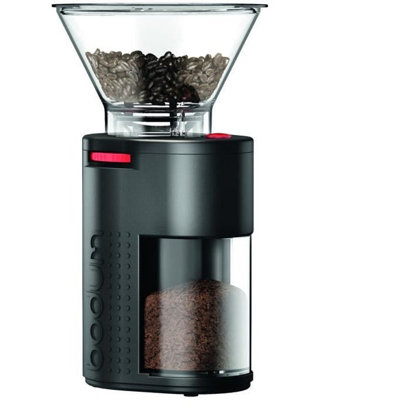 BODUM - BISTRO Moulin à café électrique, disque de mouture en acier inoxydable, 160 W