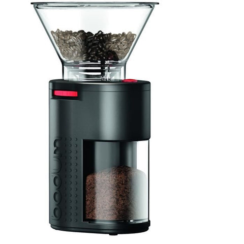 BODUM - BISTRO Moulin à café électrique, disque de mouture en acier inoxydable, 160 W
