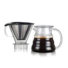 MELIOR koffiezetapparaat, permanent roestvrijstalen filter, 5 kopjes, 0,6 L