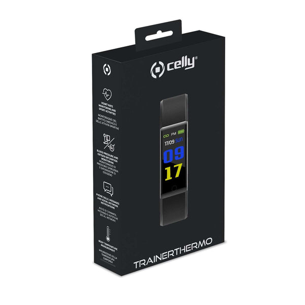 TrainerThermo Montre connectée Thermo Écran LCD de 0,96 pouce