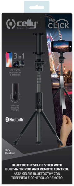 ProClick Perche à Selfie ou Trépied Bluetooth 50 cm