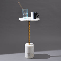 Luxe marmeren bijzettafel
