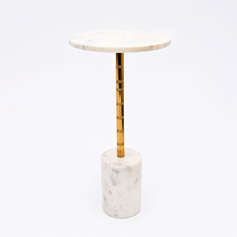 Table d'appoint de luxe en marbre