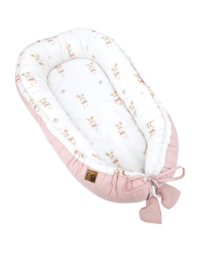 Cocon de bébé en coton Souris Ballerine