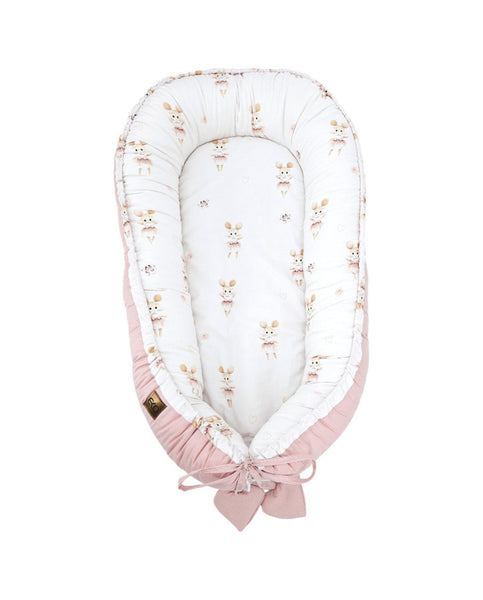 Cocon de bébé en coton Souris Ballerine