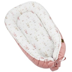 Cocon pour bébé en coton LAPIN