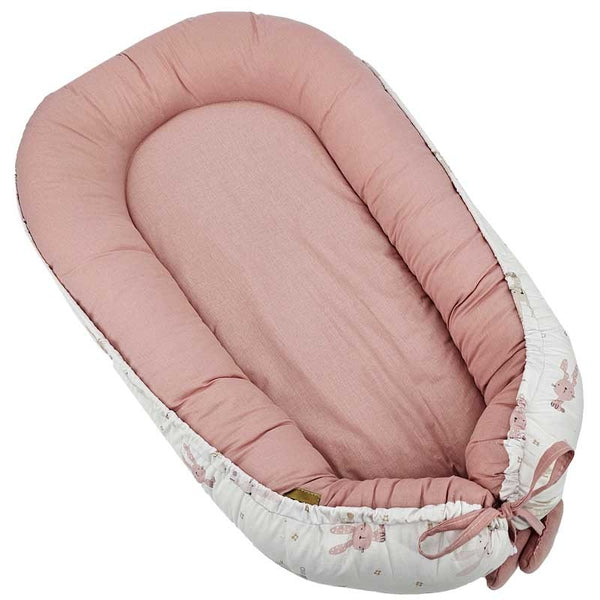 Cocon pour bébé en coton LAPIN