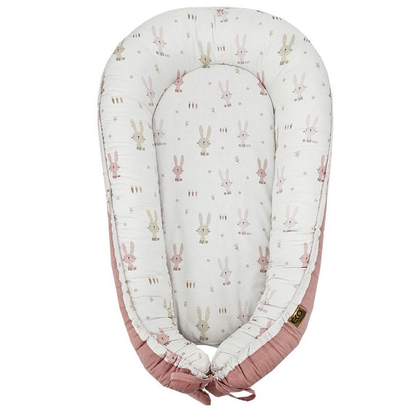 Cocon pour bébé en coton LAPIN