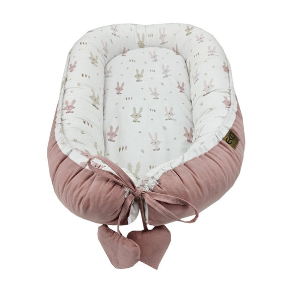 Cocon pour bébé en coton LAPIN