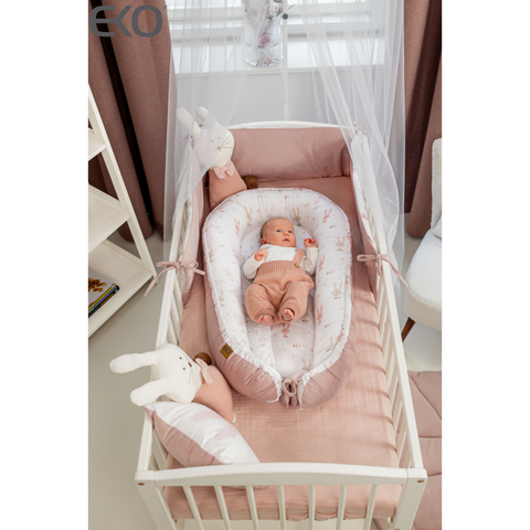 Cocon d'emmaillotage bébé en coton GIRAFFE