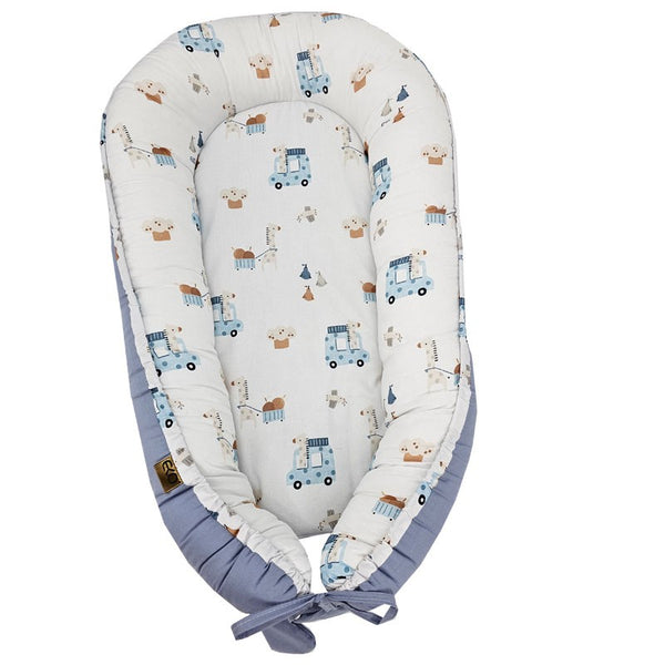 Cocon d'emmaillotage bébé en coton GIRAFFE