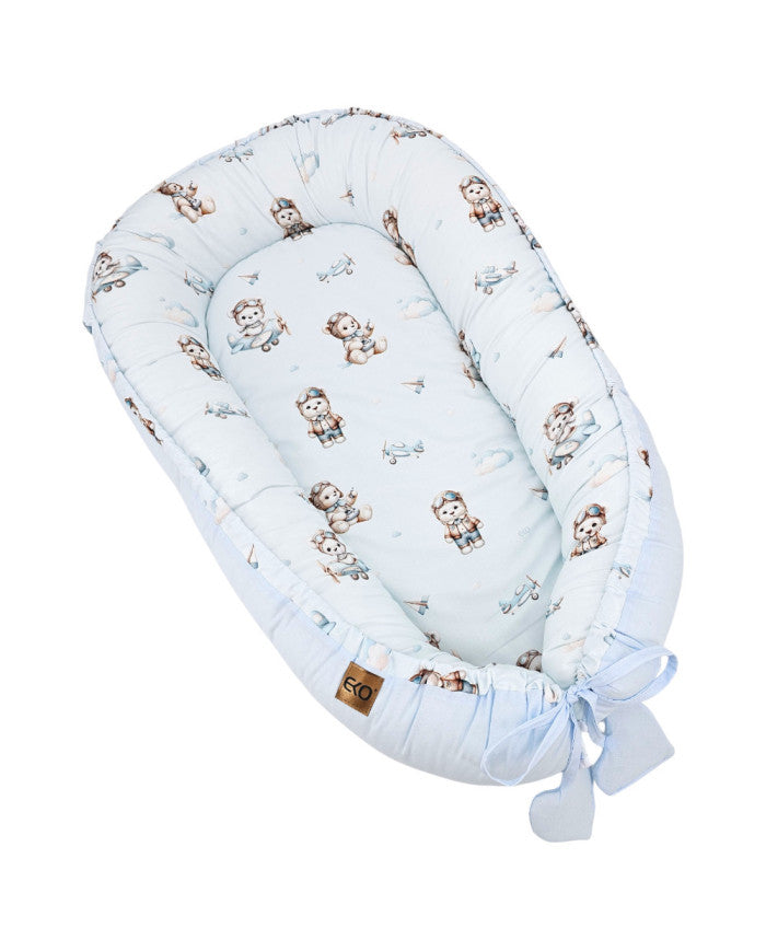 Katoenen baby cocon Pilot Beer