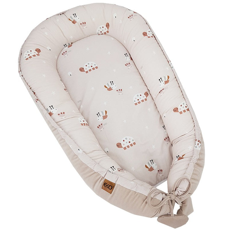 Cocon bébé en velours Abeilles
