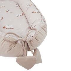 Fluwelen babycocon Bijen