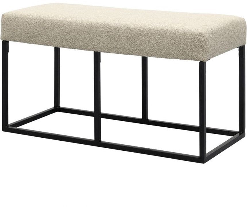 Pouf carré - rectangulaire 90 - Alpine - Beige