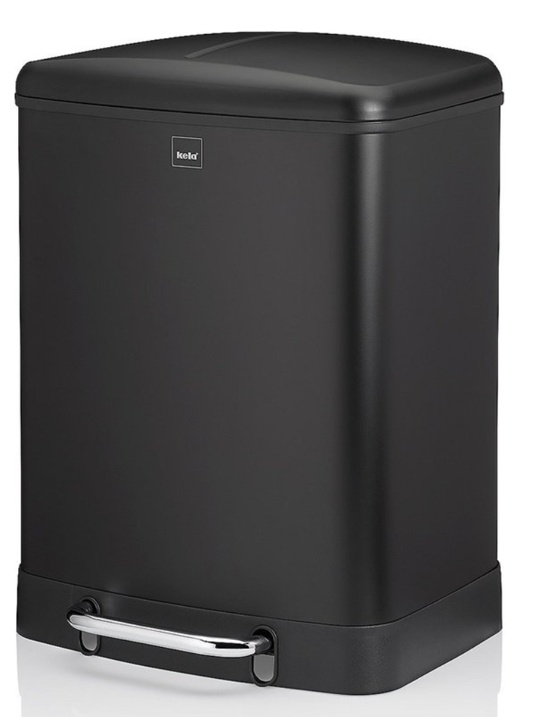 Davino Trash Can Separate Waste with Pedal 2x 12 liters