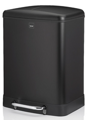 Davino Trash Can Separate Waste with Pedal 2x 12 liters