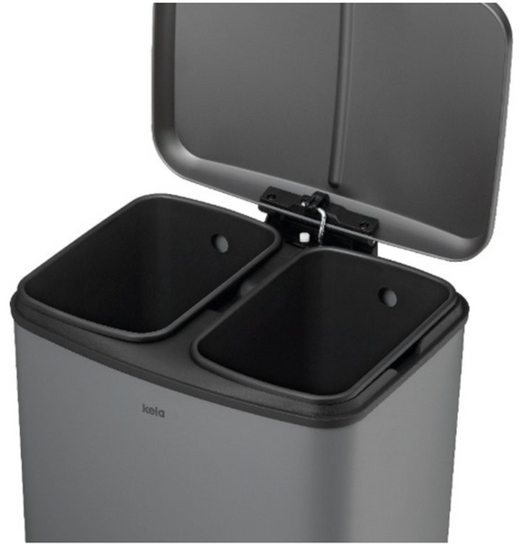 Davino Trash Can Separate Waste with Pedal 2x 12 liters