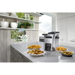 Friteuse - DELONGHI - FZ44851 - Acier inoxydable - 5 L - 3200 W - 29,3 x 41,7 x 23,2 cm