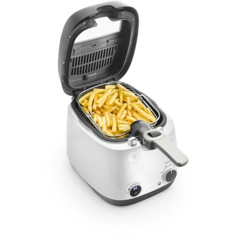 Deep fryer - DELONGHI - FS6067 - 2.4 L - 1700 W - 41.5 x 29 x 26 cm - Gray / Black
