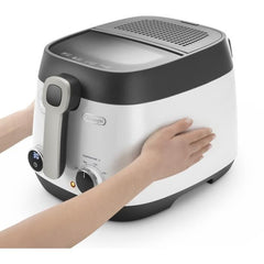 Deep fryer - DELONGHI - FS6067 - 2.4 L - 1700 W - 41.5 x 29 x 26 cm - Gray / Black